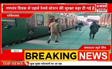 मुरादाबाद गणतंत्र दिवस से पहले रेलवे स्टेशन के सुरक्षा बढ़ा दी गई