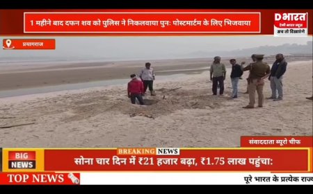 प्रयागराज,, औद्योगिक थाना क्षेत्र एक माह बाद दफन शव को पुलिस ने निकलवाया पुनः पोस्टमार्टम को भेजा