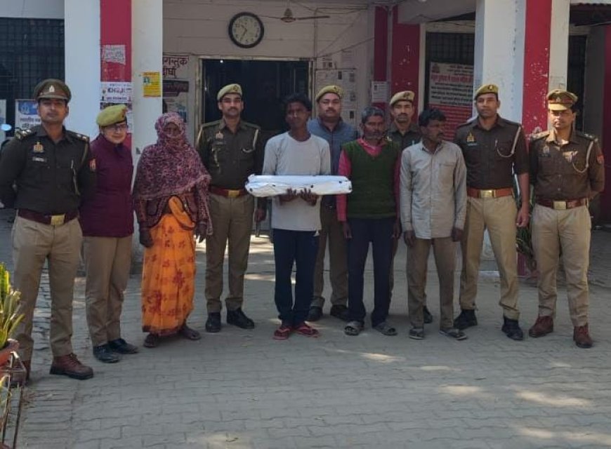 झूंसी हत्याकांड का 24 घंटे में खुलासा, पैसे के लेन देन के विवाद में युवक की हत्या, 4 गिरफ्तार